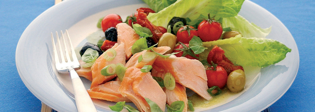 Roast Smoked Salmon Mediterranean