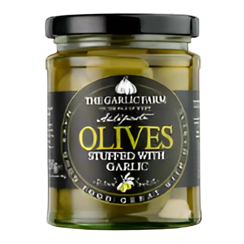Green Olives Stuffed with Garlic