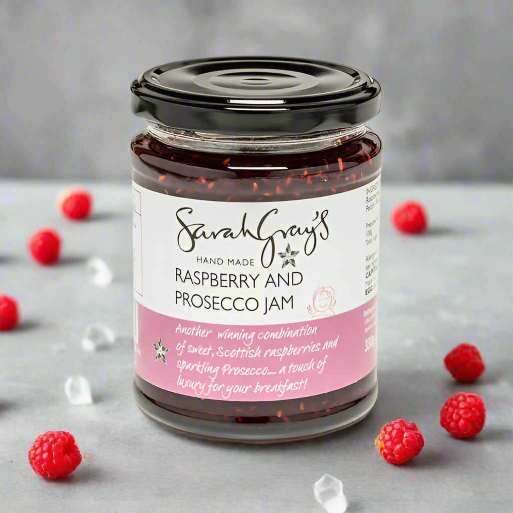 Handmade Raspberry & Prosecco Jam