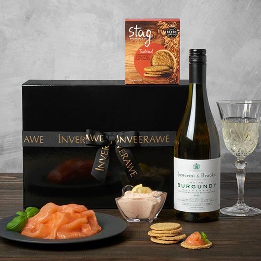 White Wine & Salmon Box