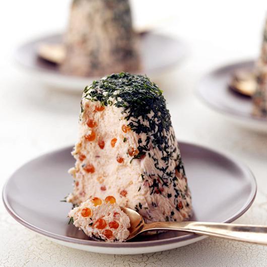 Salmon Mousse with Caviar