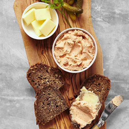 A selection of Inverawe smokehouse pâtés