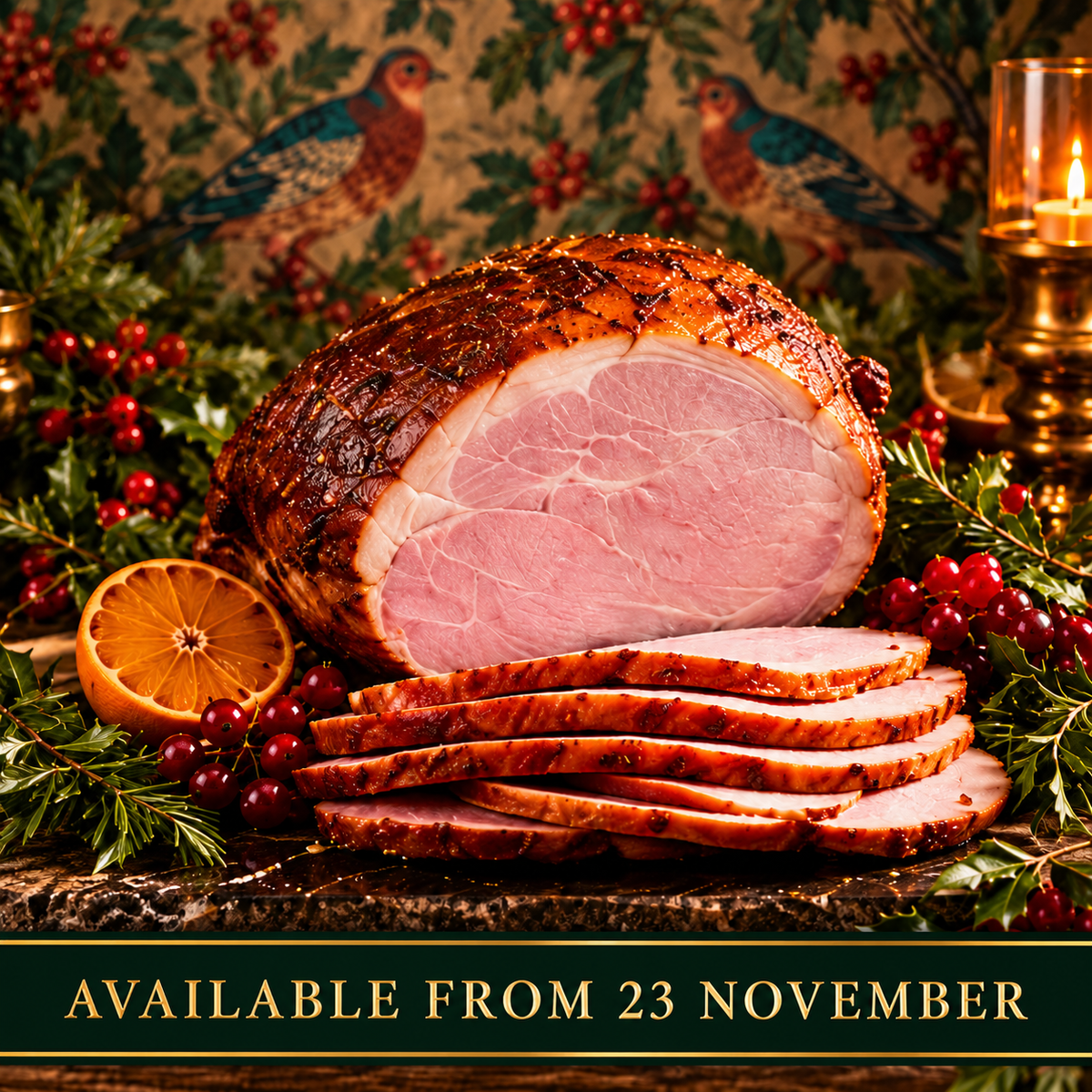 Dingley Dell Family Christmas Ham — available from 23 November