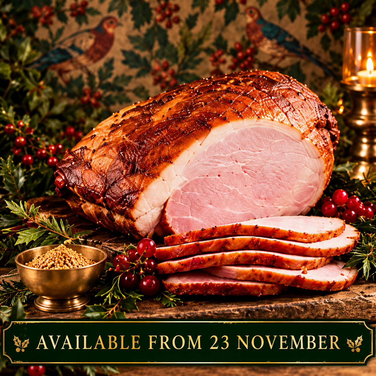 Dingley Dell Grand Christmas Ham — available from 23 November